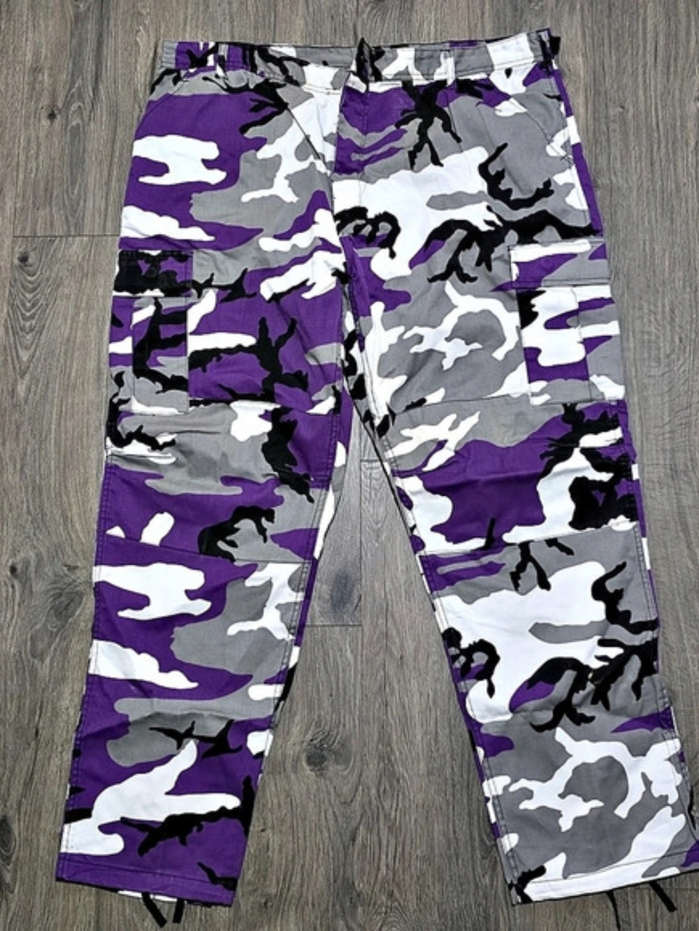 Rothco Ultra Force B.D.U. Cargo Pants Men's Camo Cargo Pants XXL Cotton Purple &